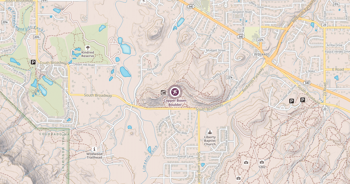 Map preview of Copper Boom Boulder