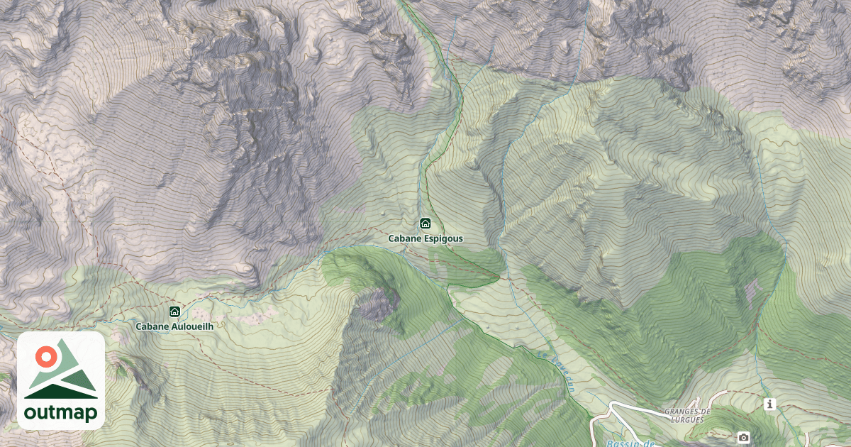 Map of Cabane Espigous