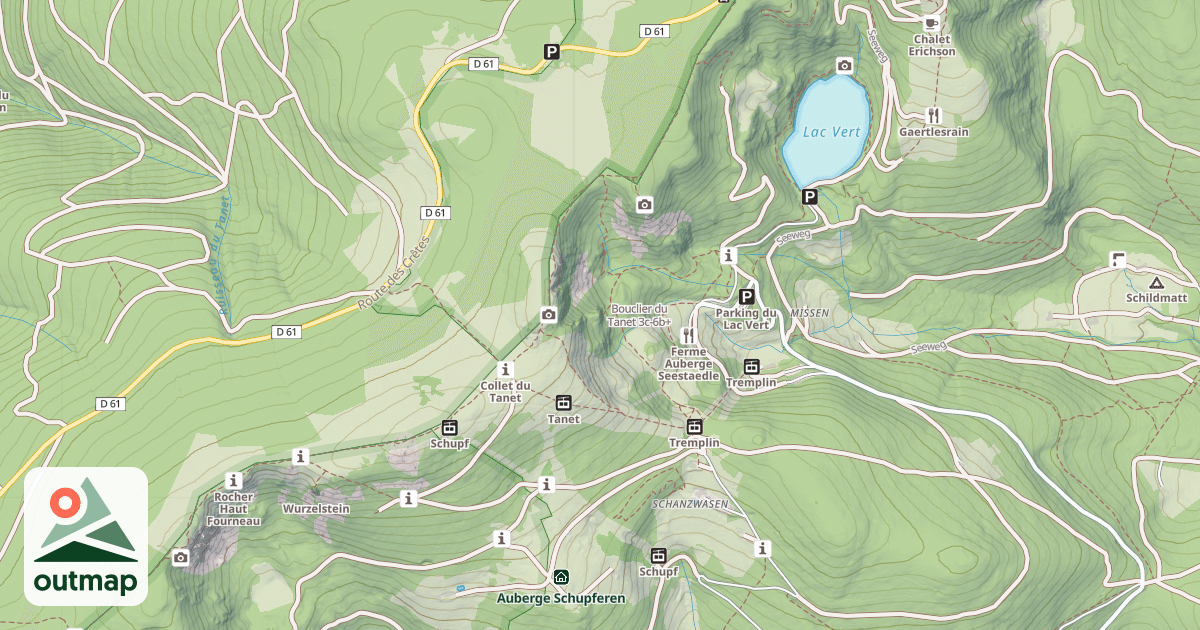 Map of Bouclier du Tanet