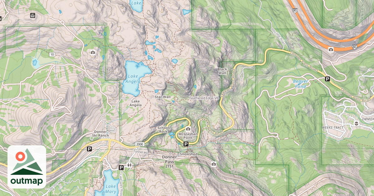 Map of Feathered Edge