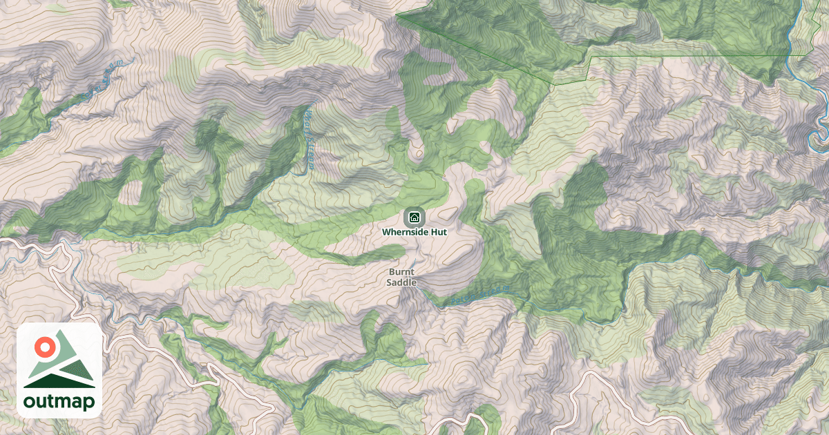 Map of Whernside Hut