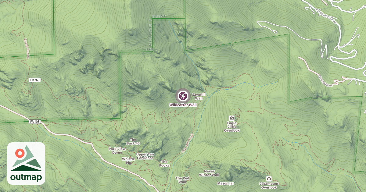 Map of Wildcatter Wall