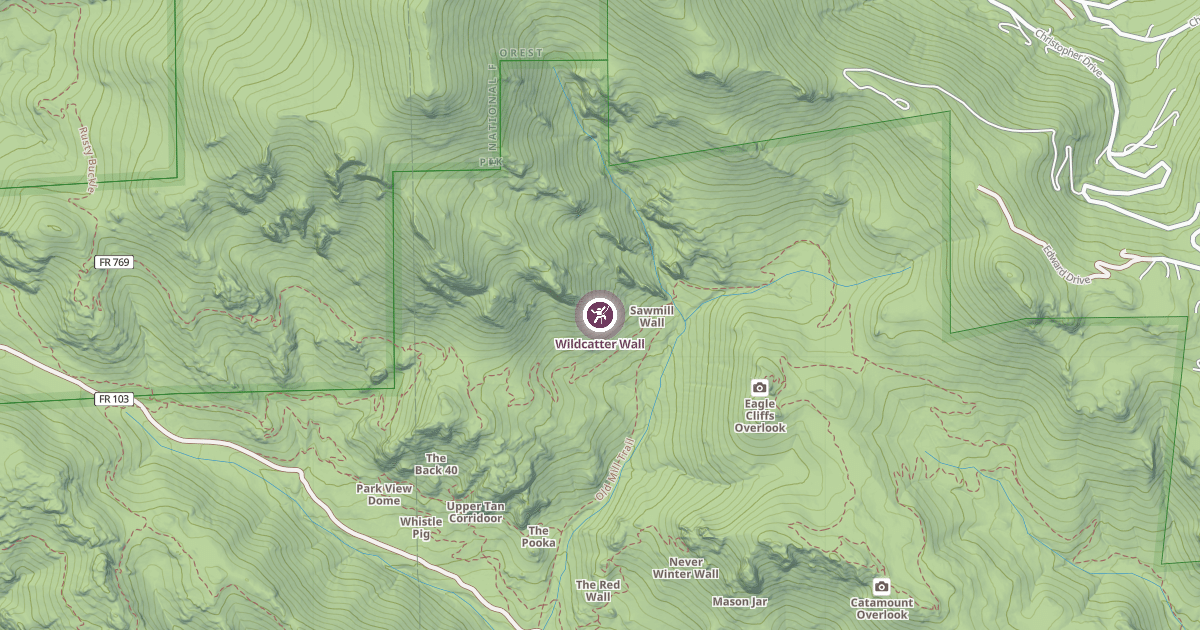 Map preview of Wildcatter Wall