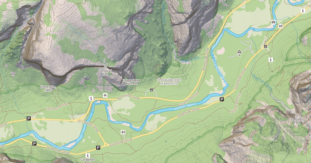 Map preview of One boulder short of a picnic