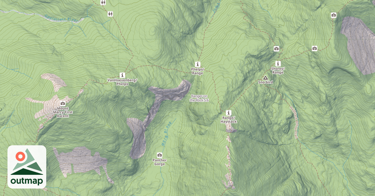 Map of Ranger on the Rock