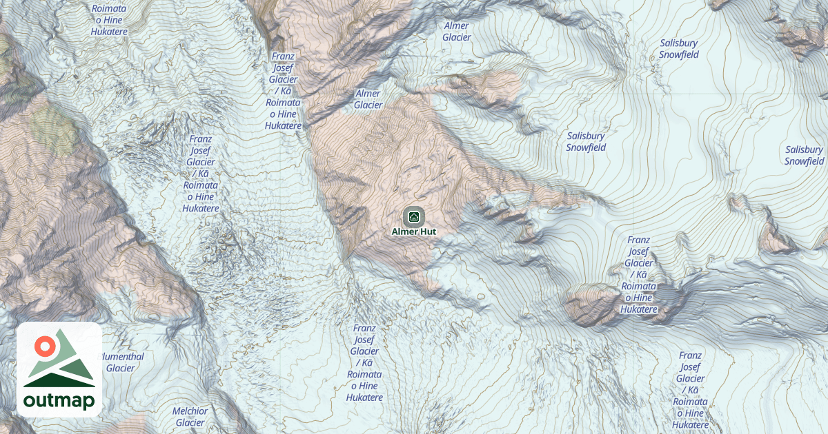 Map of Almer Hut