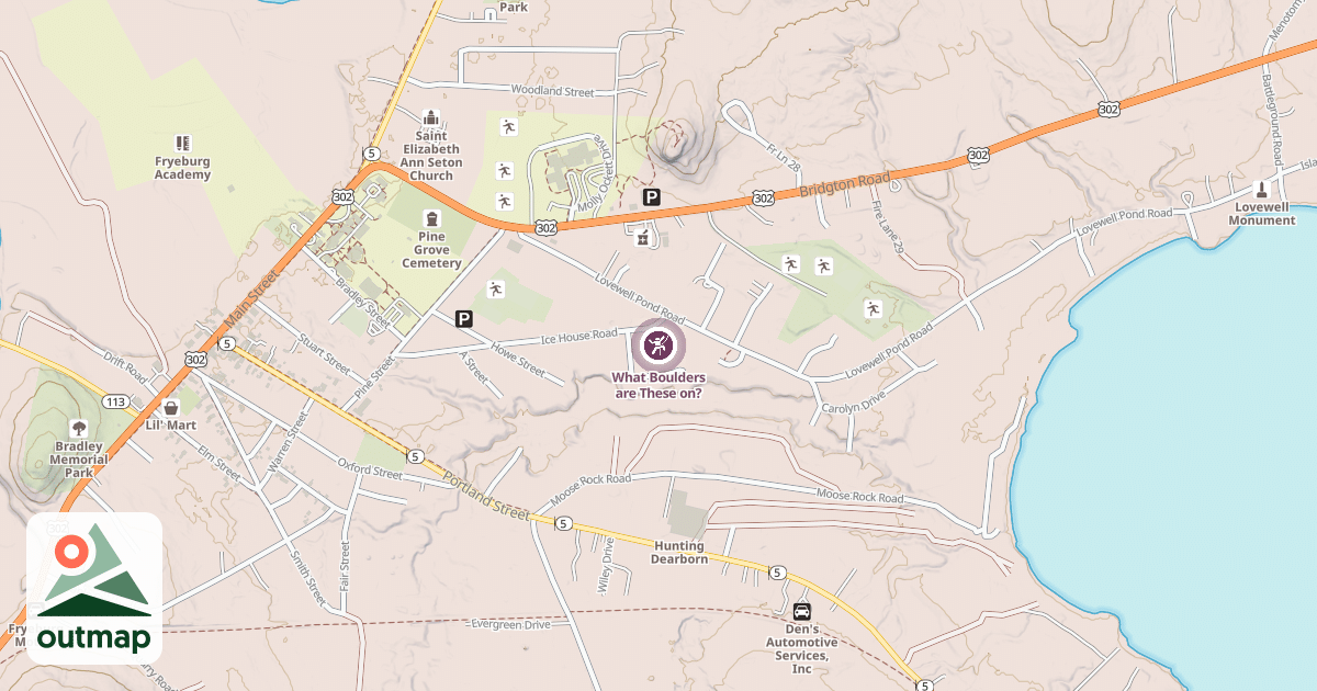 Map of What Boulders are These on?