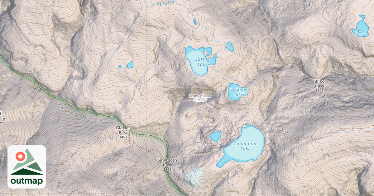 Map of That's A Sheer Cliff
