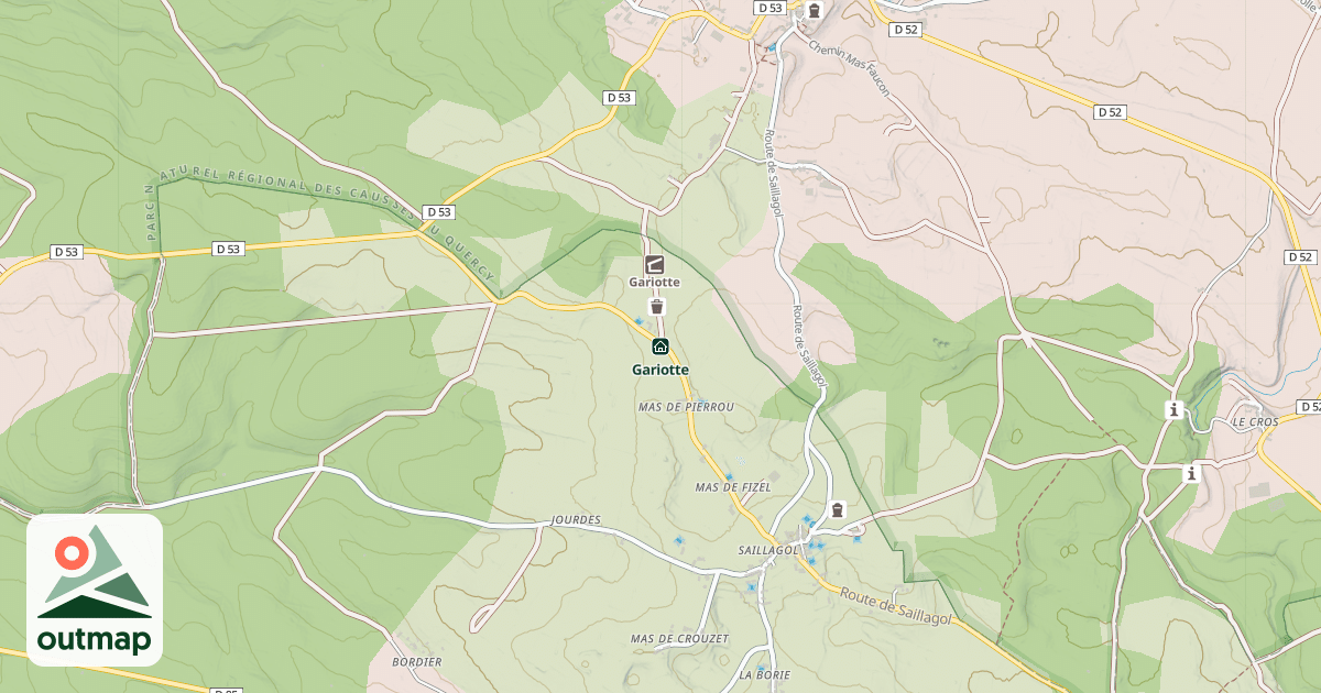 Map of Gariotte