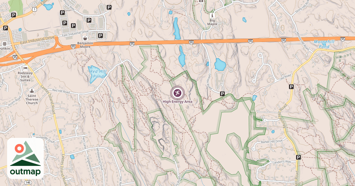 Map of High Energy Area