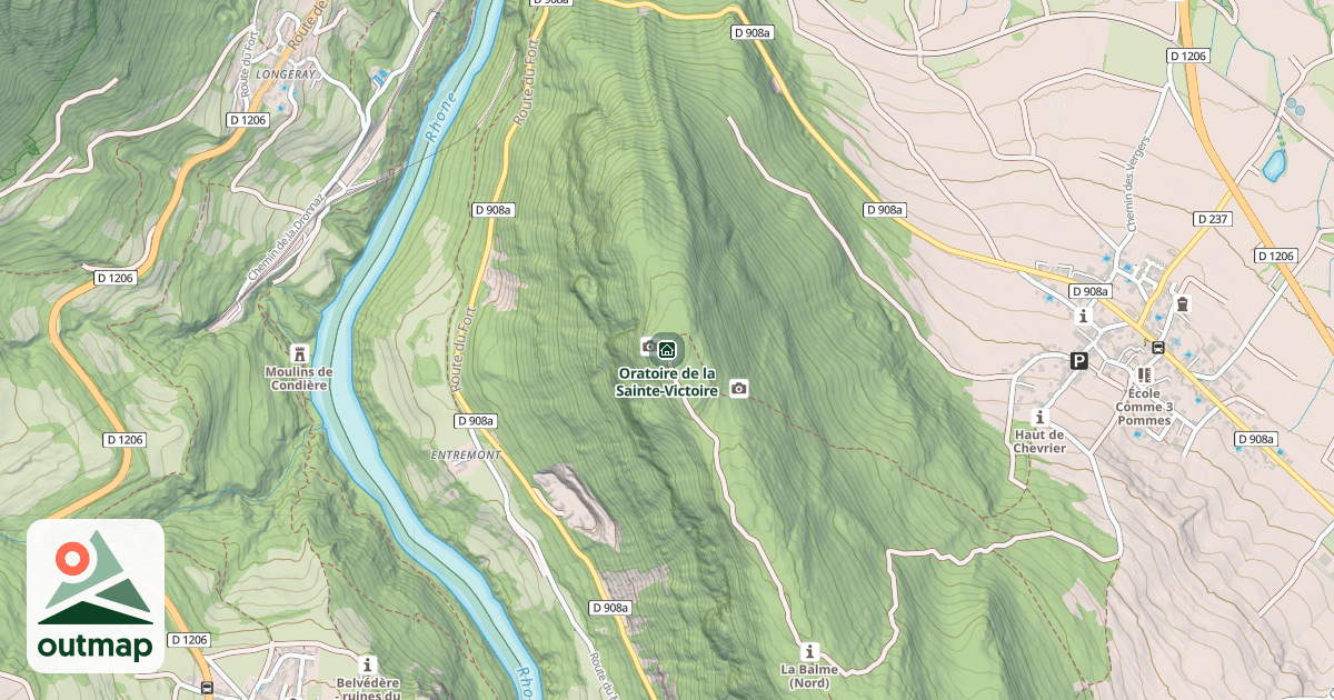 Map of Oratoire de la Sainte-Victoire