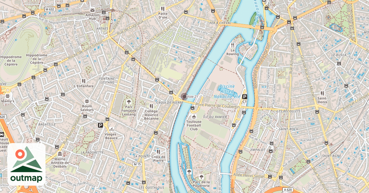 Map of Voie 21