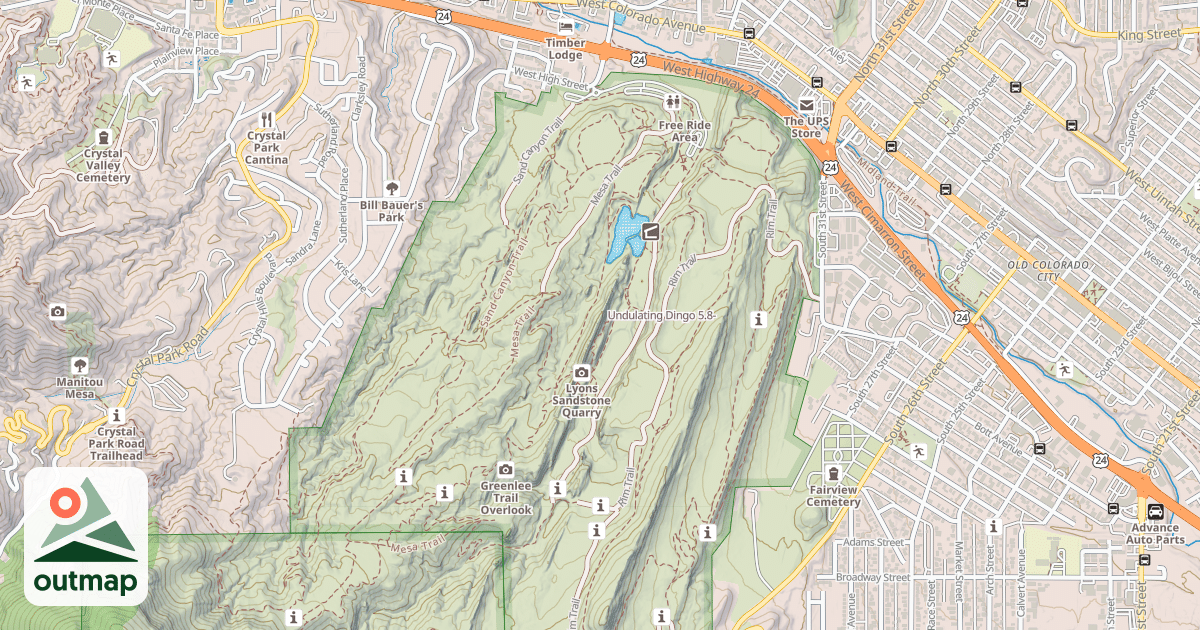 Map of Undulating Dingo