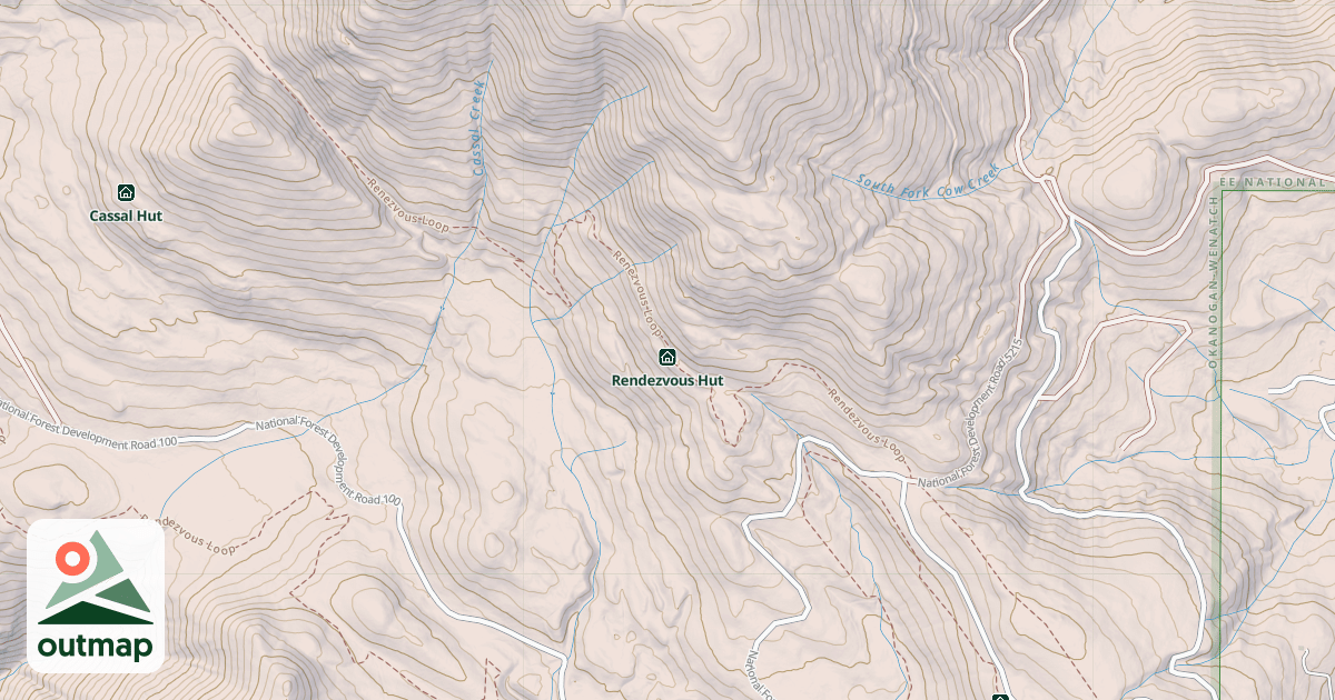 Map of Rendezvous Hut