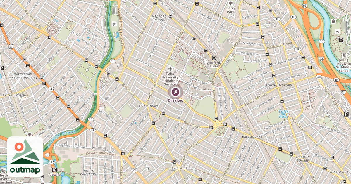 Map of Dirty Loo