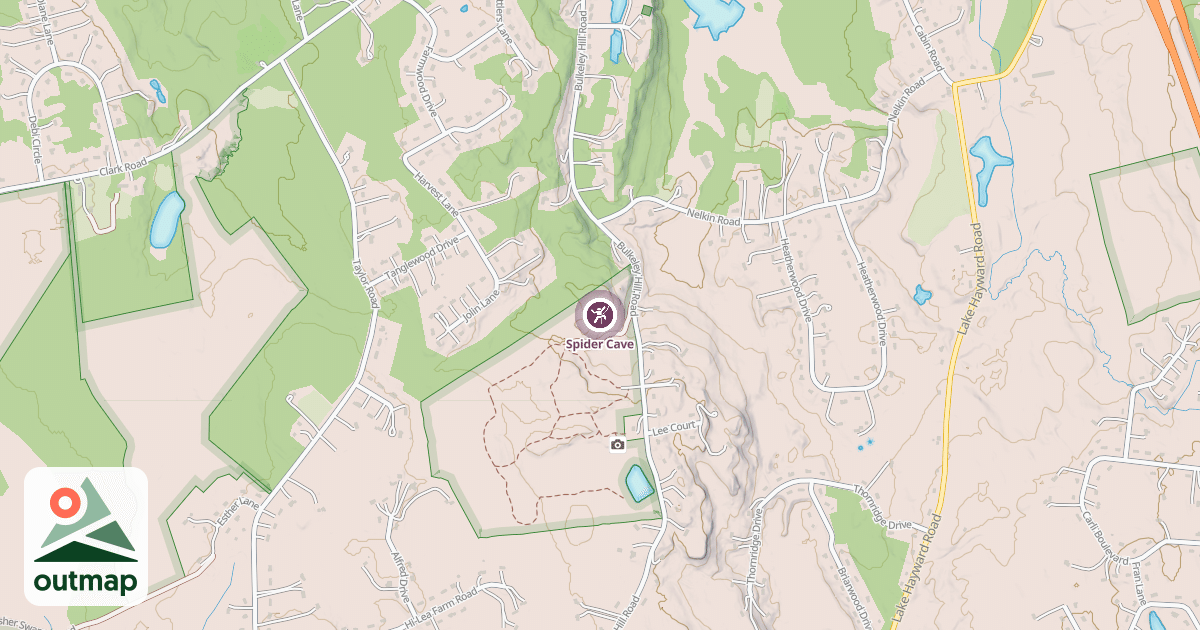 Map of Spider Cave