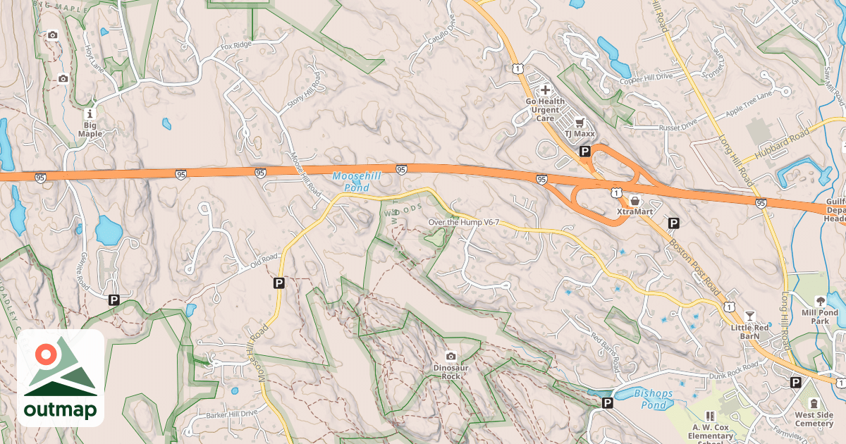 Map of Over the Hump