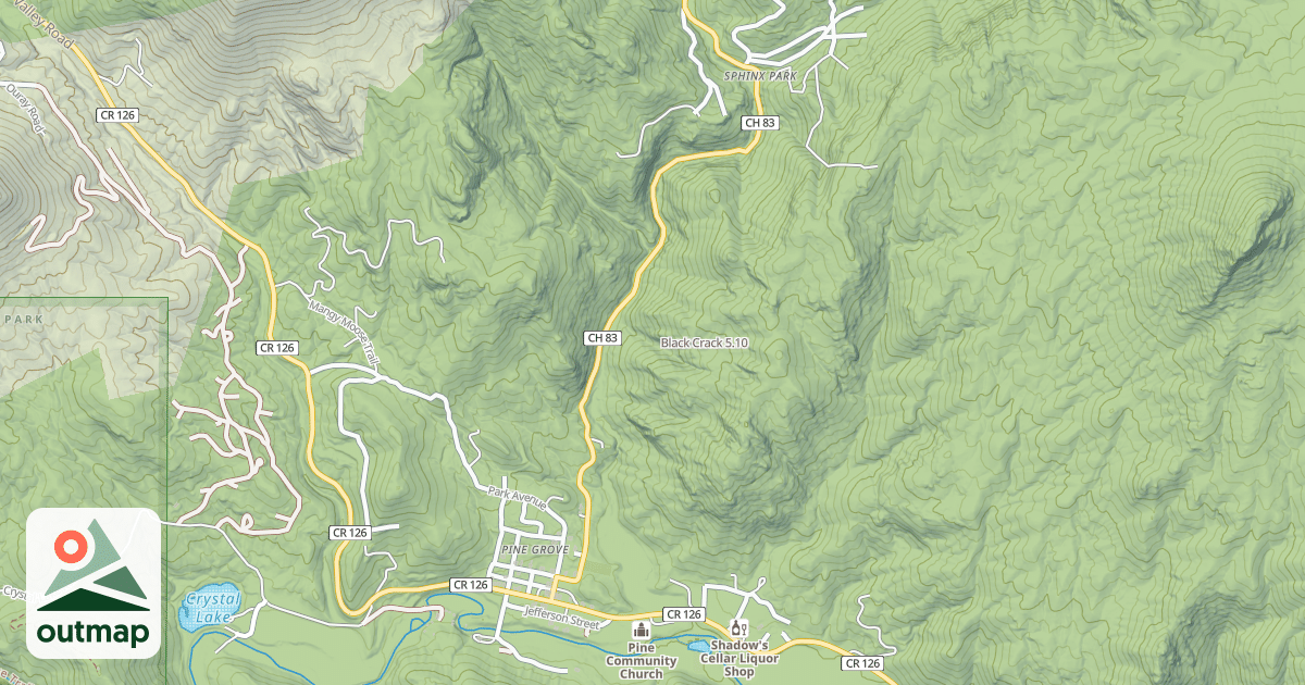 Map of Black Crack