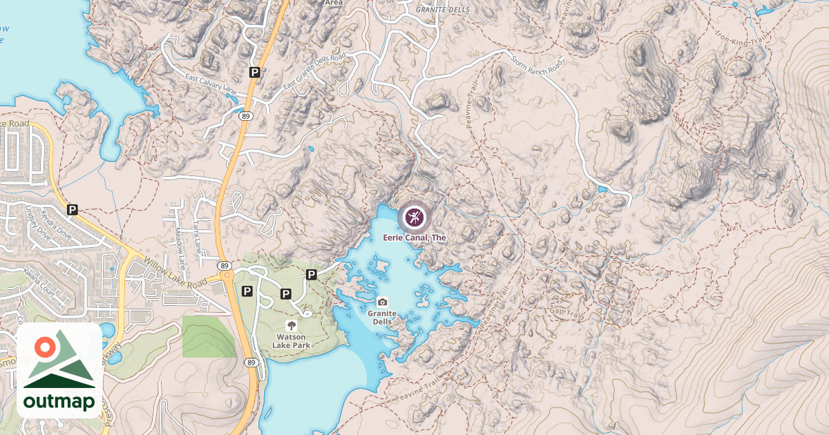Map of Eerie Canal, The