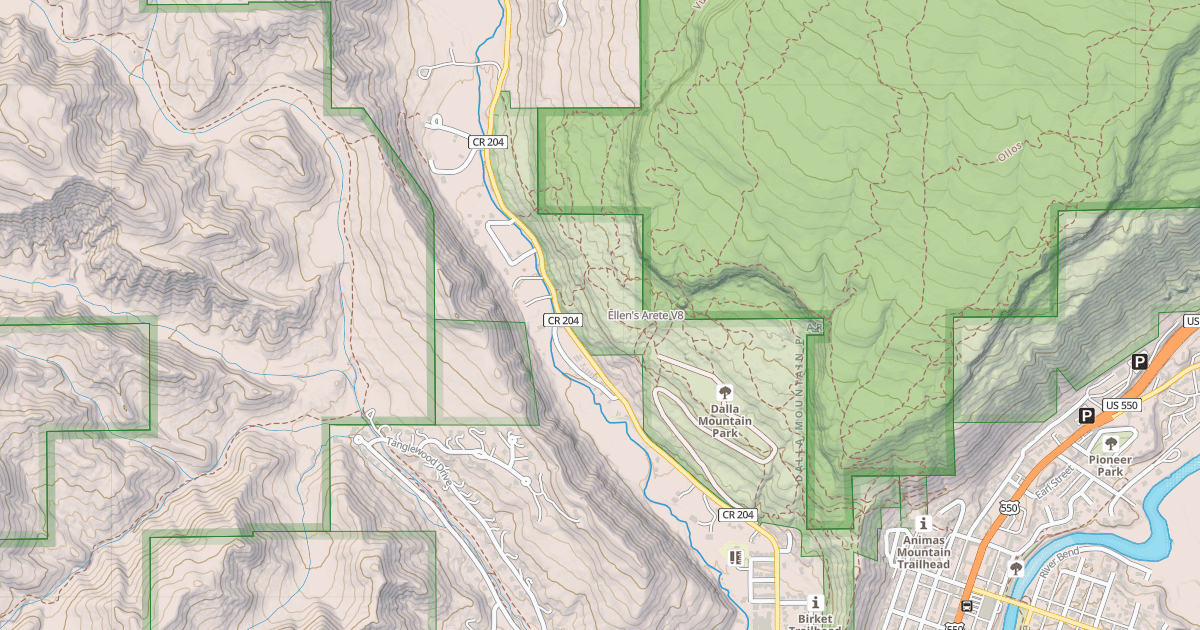 Map preview of Ellen's Arete