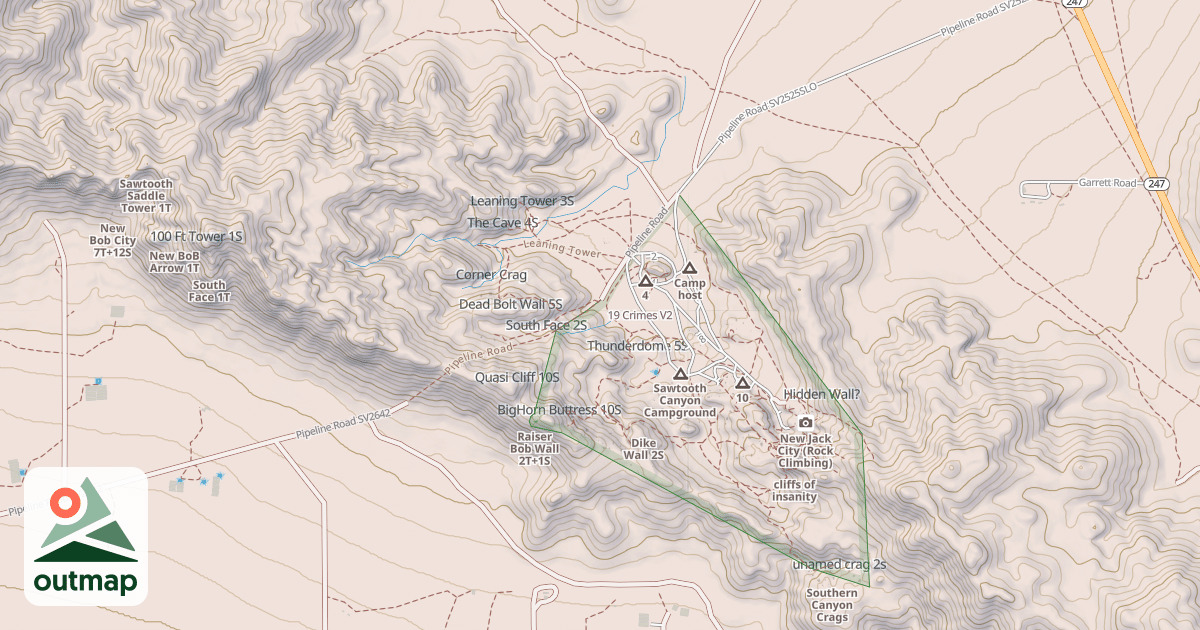 Map of 19 Crimes