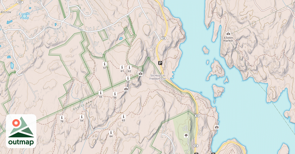 Map of Six Hours to Freedom