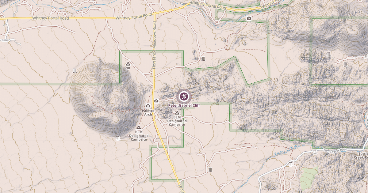 Map preview of Peter Gabriel Cliff