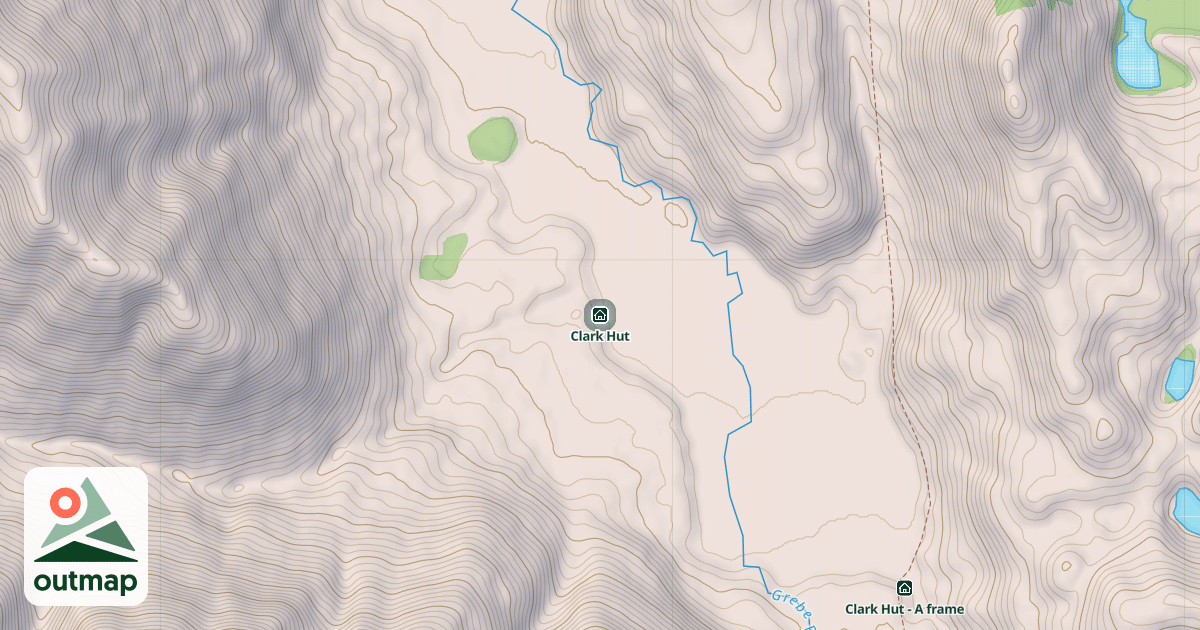 Map of Clark Hut