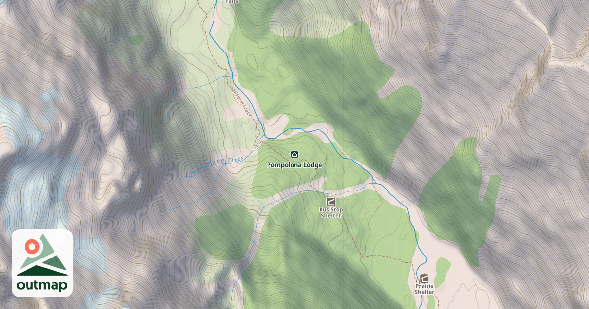 Map of Pompolona Lodge