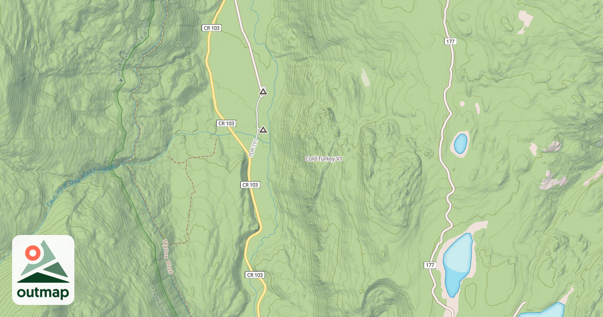 Map of Cold Turkey