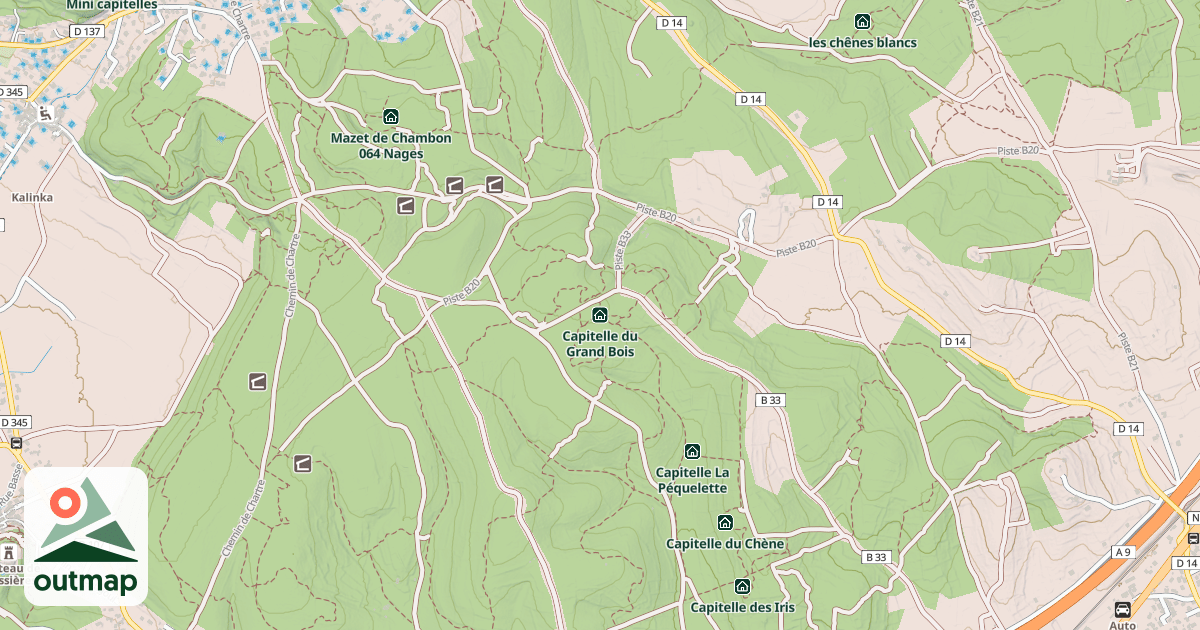 Map of Capitelle du Grand Bois