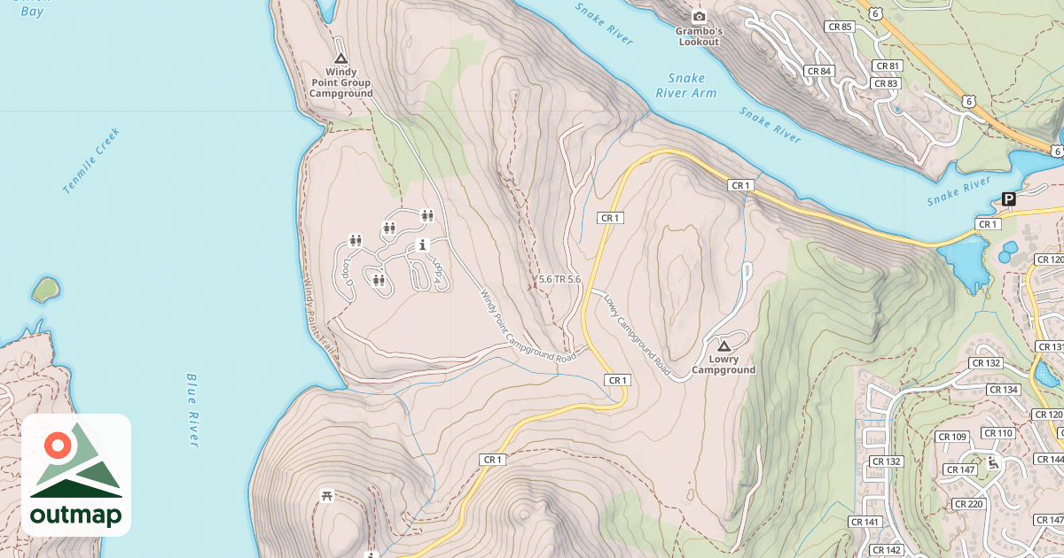 Map of 5.6 TR