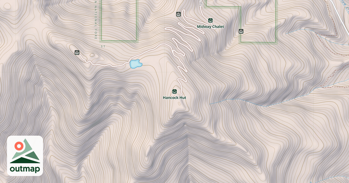 Map of Hancock Hut