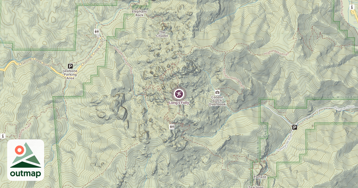 Map of Long's Folly