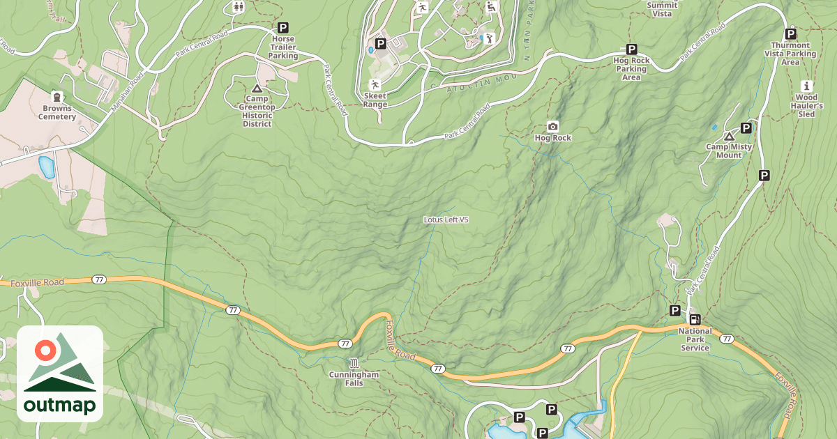 Map of Lotus Left