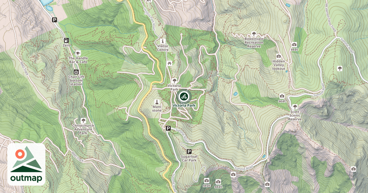 Map of Victoria Park
