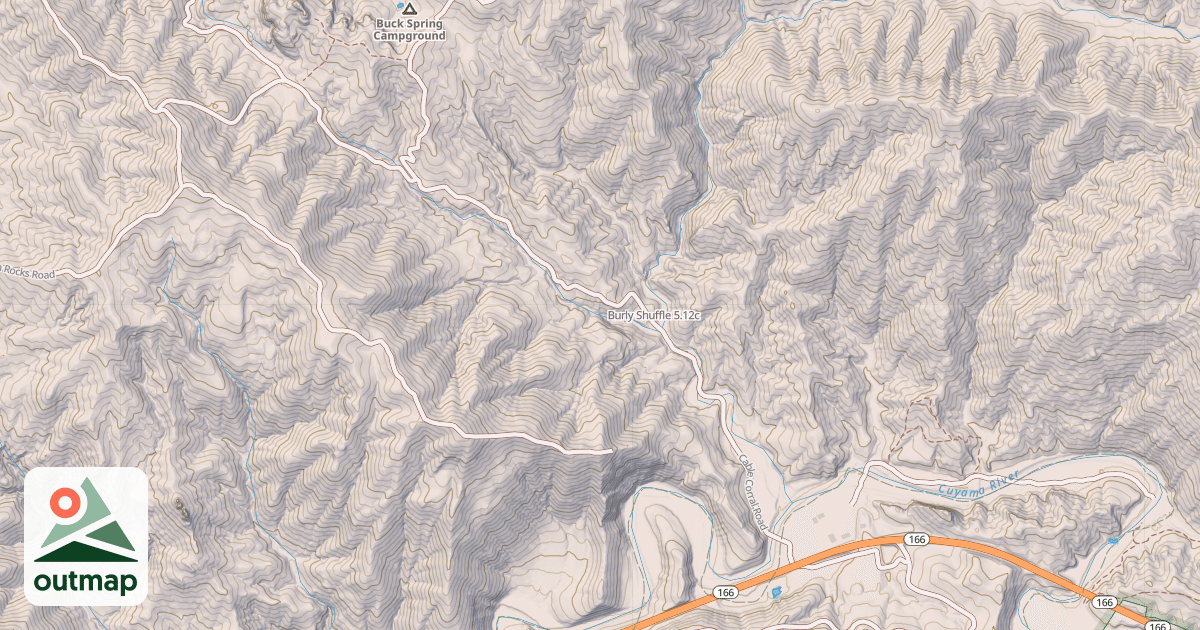 Map of Burly Shuffle