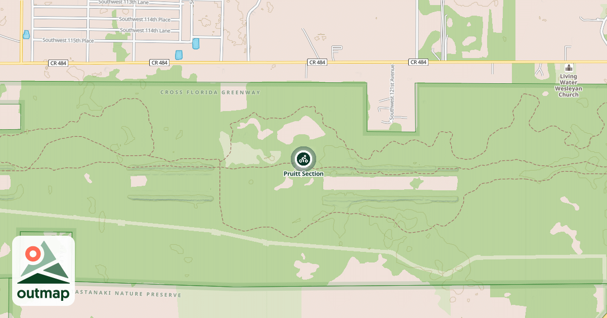 Map of Pruitt Section