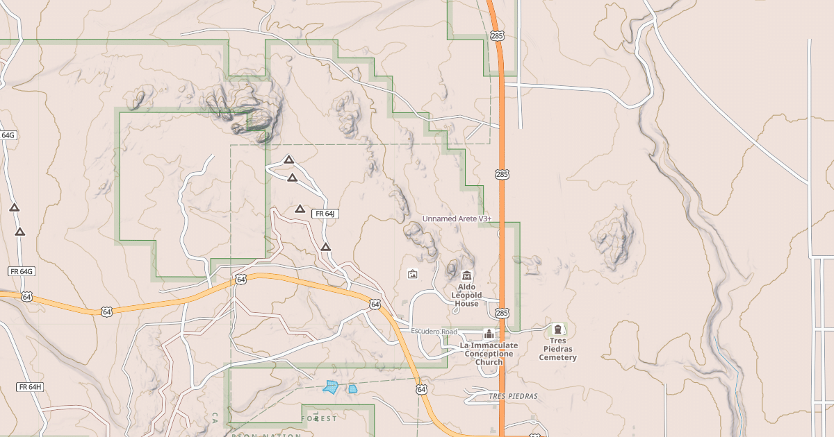 Map preview of Unnamed Arete