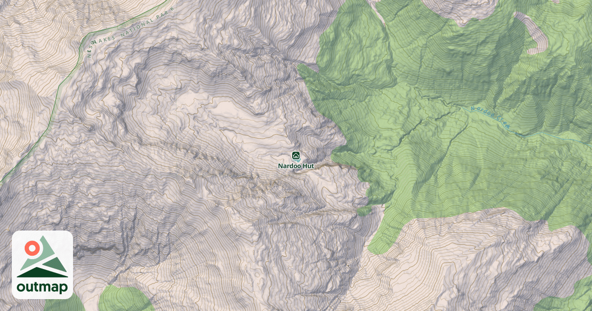 Map of Nardoo Hut