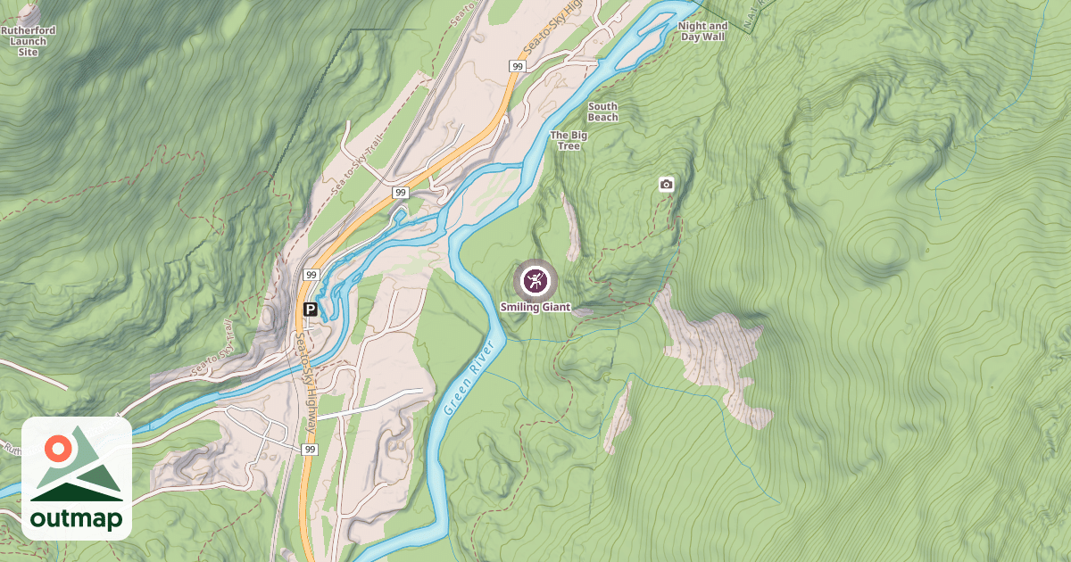 Map of Smiling Giant