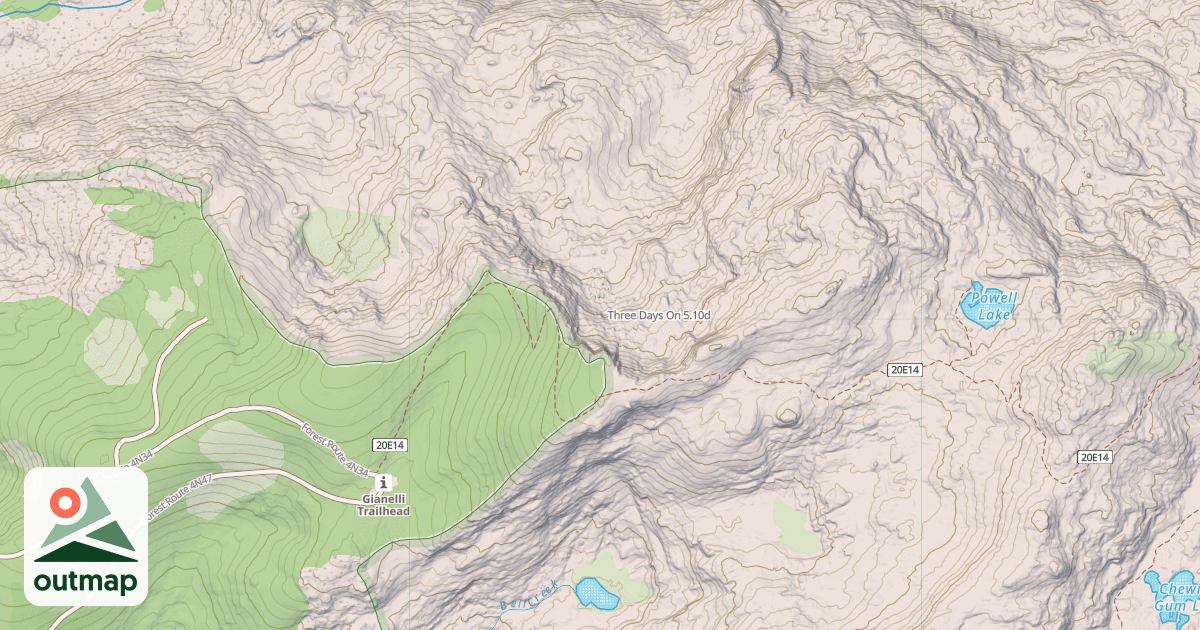 Map of Three Days On