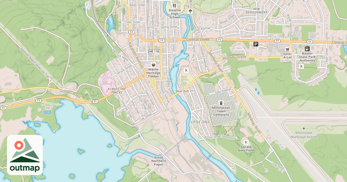 Map of Bear Butt