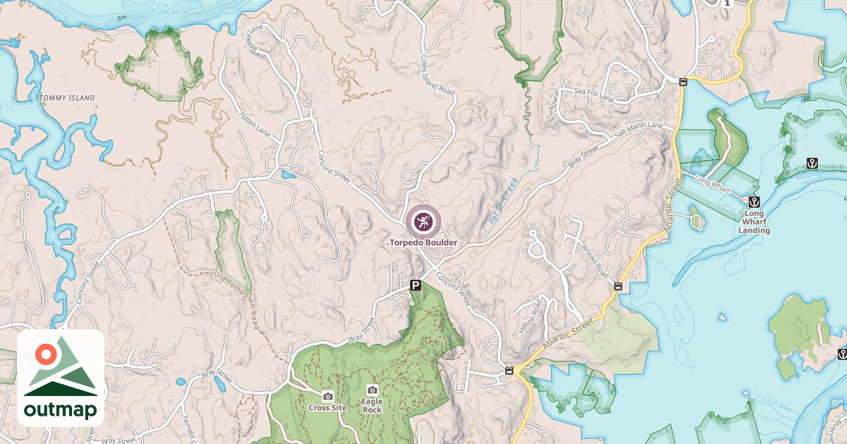 Map of Torpedo Boulder