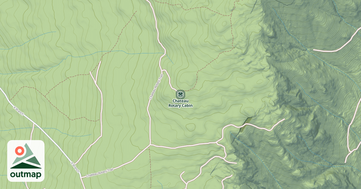 Map of Chateau Rotary Cabin