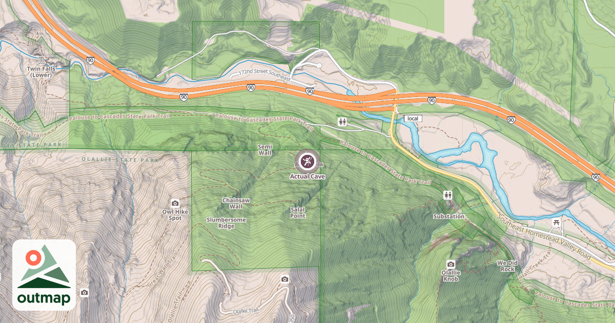 Map of Actual Cave