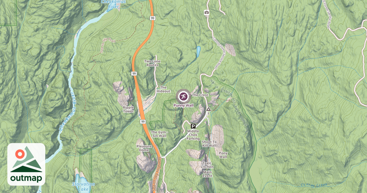 Map of Punny Wall