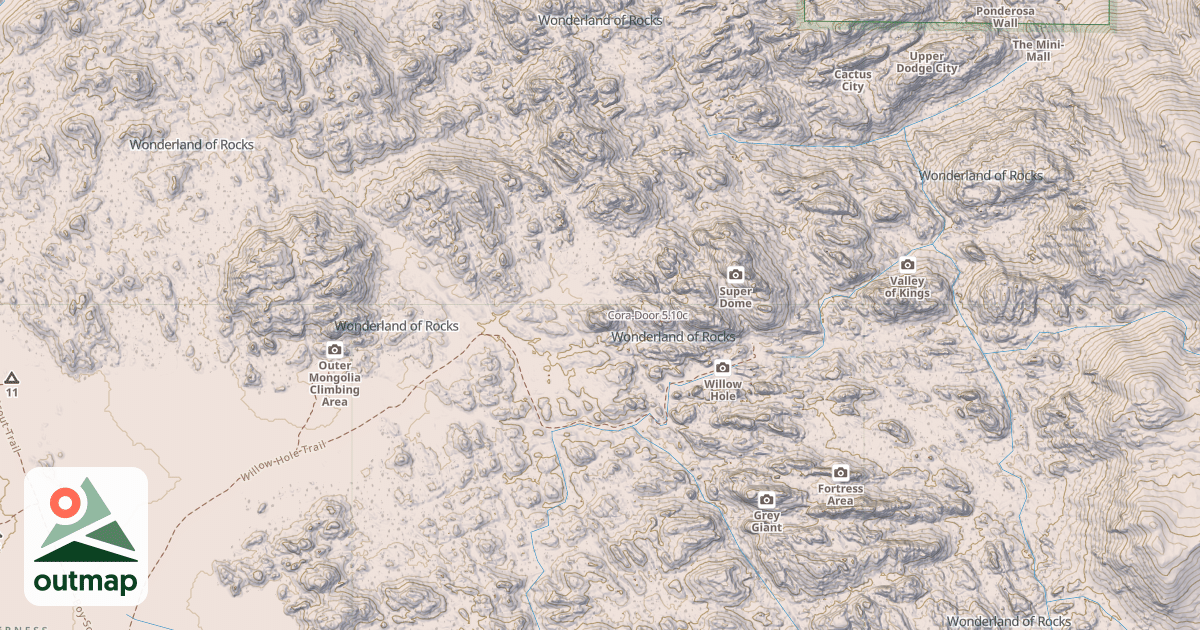 Map of Cora-Door