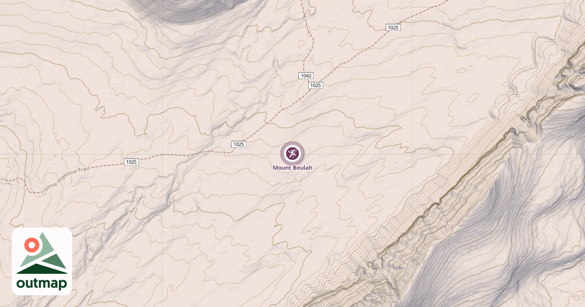 Map of Mount Beulah
