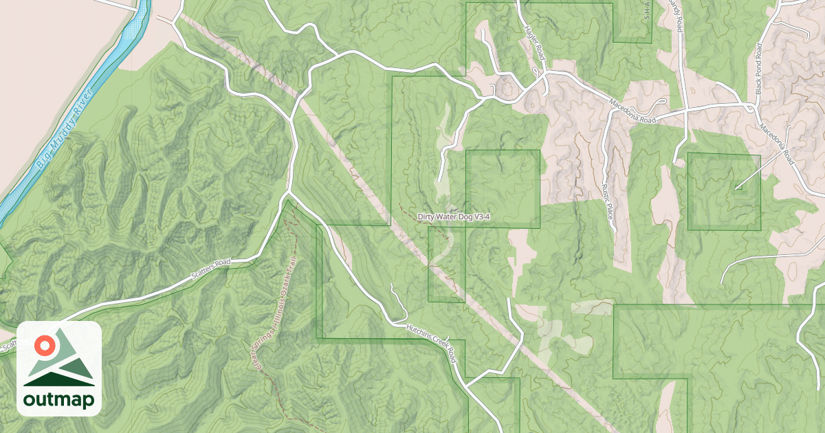 Map of Dirty Water Dog